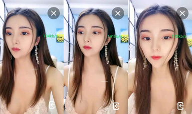 人氣女神【嫩模貝貝】制服誘惑~騷舞勾引~抖臀擠胸 (10)